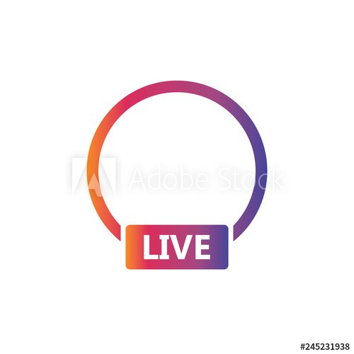 500x500 Social Media Instagram Icon Avatar Stories User Live Video
