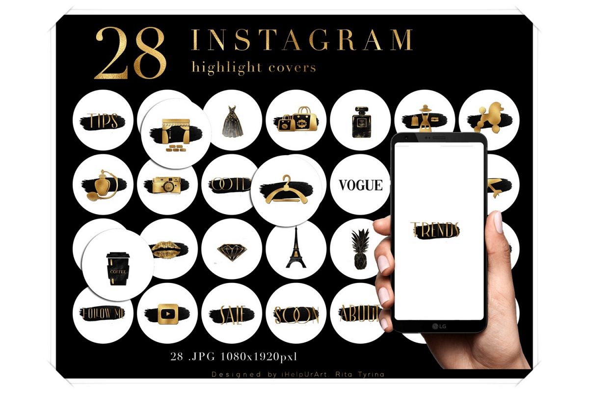 1200x800 Instagram Story Highlights Icons