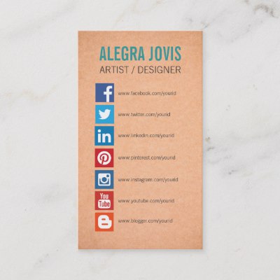i need instagram symbols for business cards