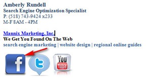 290x155 How To Put Facebook Icon In Email Signature How To Add Social