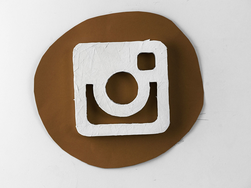 800x600 Instagram Hand Cut Icon
