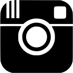 256x256 Black Instagram Icon