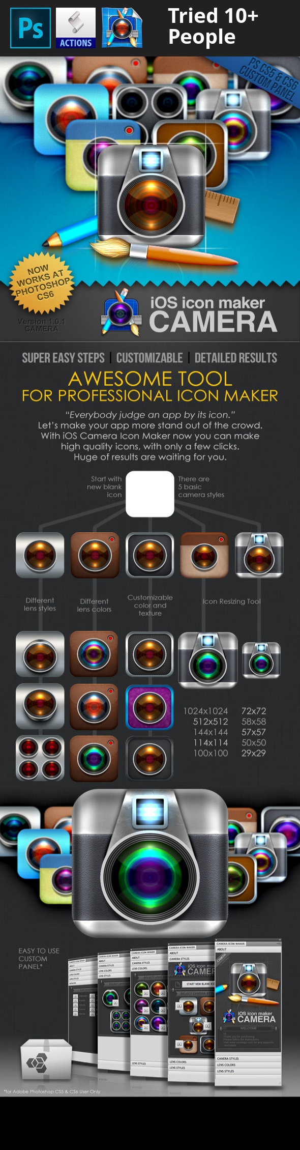 590x2260 Photoshop Actions Camera