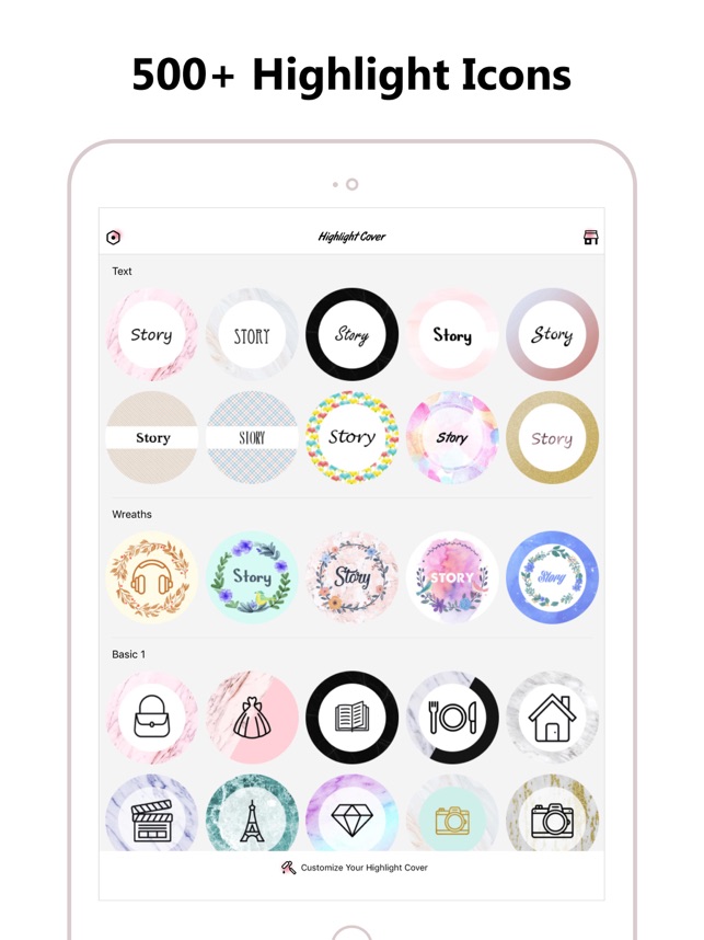 Highlight Cover Maker On The App Store 643x858 Highlight Cover Maker On The App Store