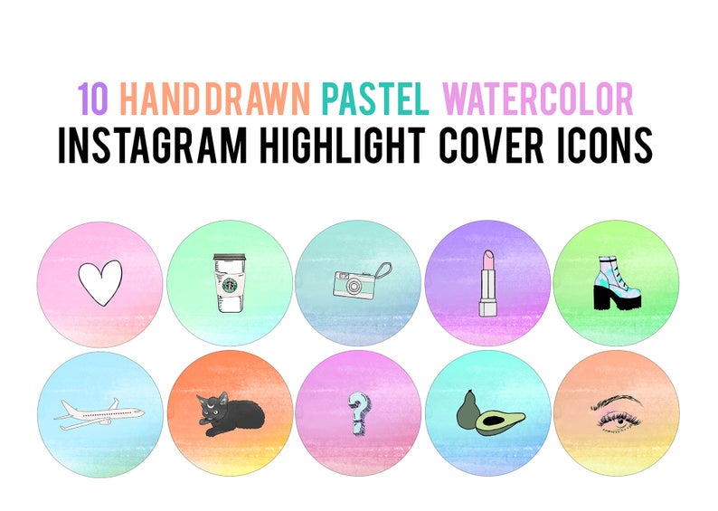 794x565 Instagram Story Highlights Icons Set Instagram Icons For Etsy