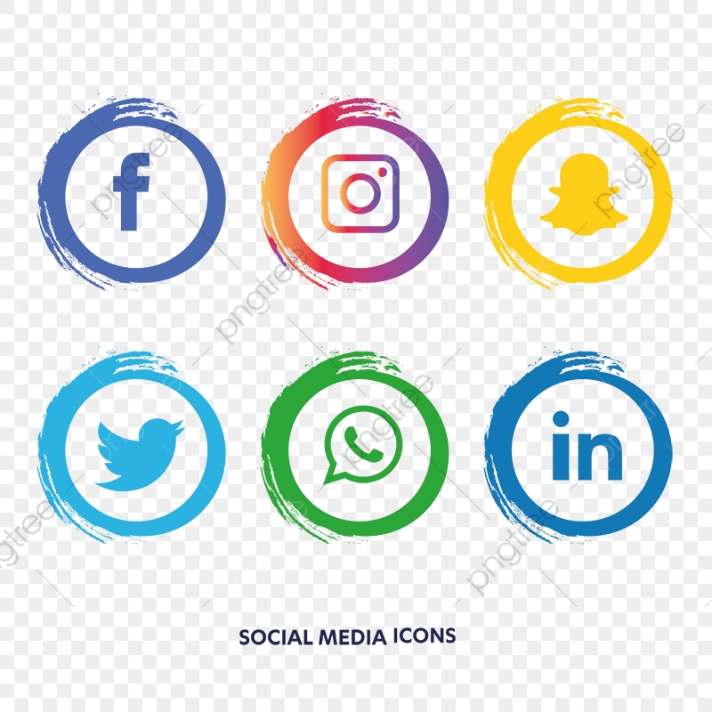 800x800 Social Media Icons Set Facebook, Social Media Icons, Social Media