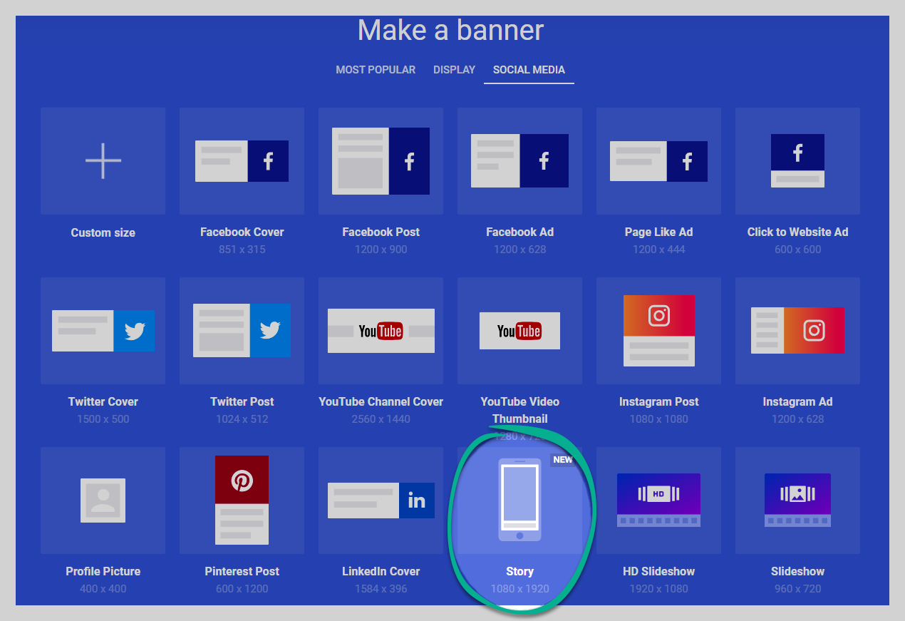 How To Create An Instagram Story Banner Bannersnack 1270x871 How To Create An Instagram Story Banner Bannersnack