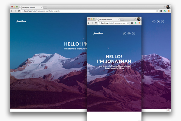 Building An Instagram Based Portfolio With Bootstrap 600x400 Building An Instagram Based Portfolio With Bootstrap