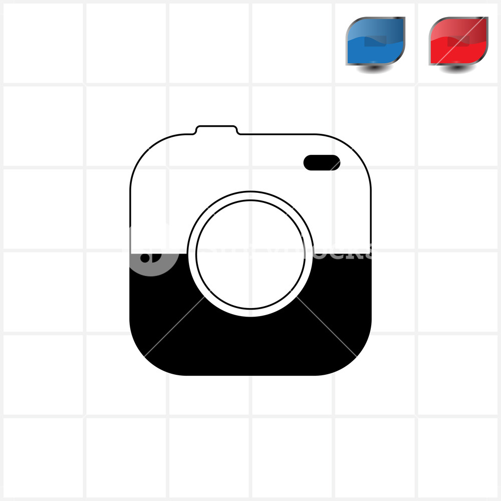 1000x1000 Social Media Icon, Instagram Icon Royalty Free Stock Image