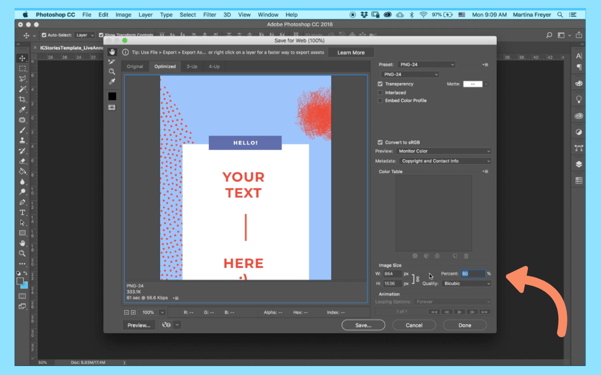 1200x750 How To Edit Instagram Stories Templates With Adobe Photoshop