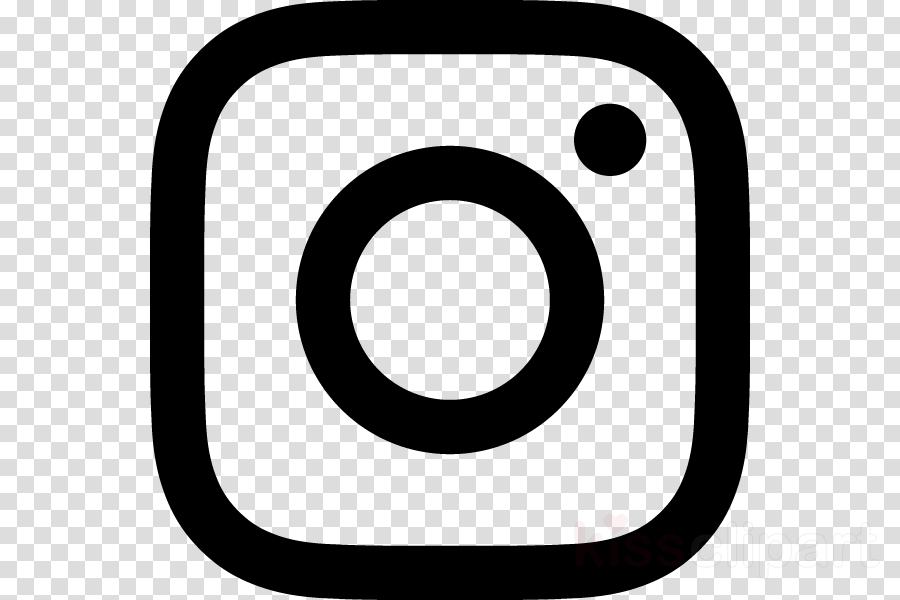instagram logo transparent png black and white