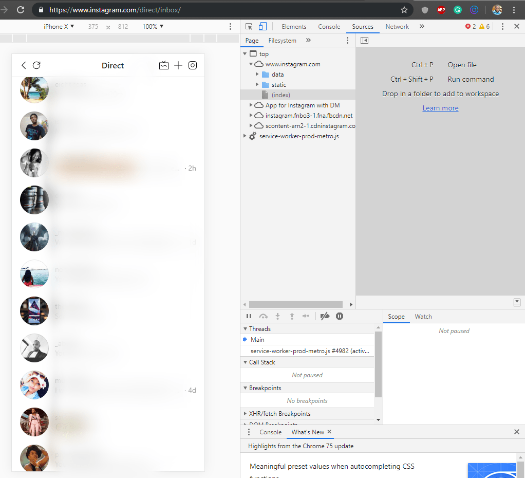 1022x930 How To Access Your Instagram Dms From The Web Or The Desktop