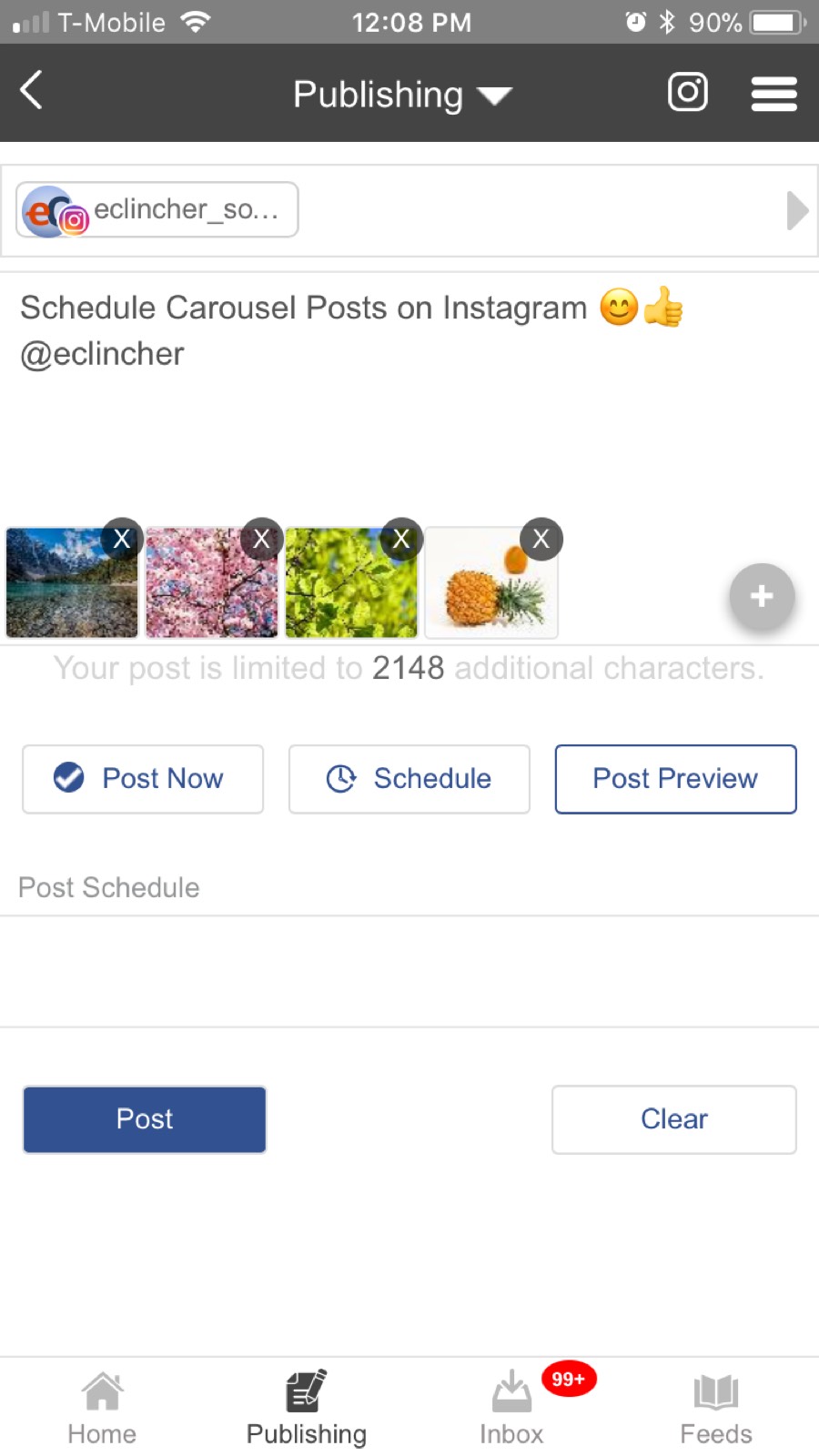 900x1600 New Feature Schedule Instagram Carousel Posts