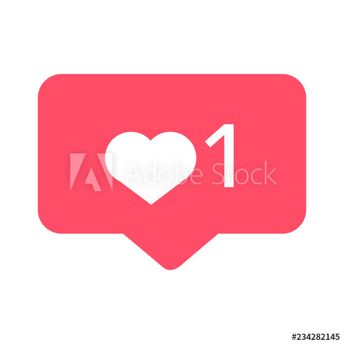 500x500 New Counter Notification Icon Instagram Follower New Icon Like