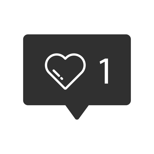 512x512 Heart, Instagram, Like, One Like Icon