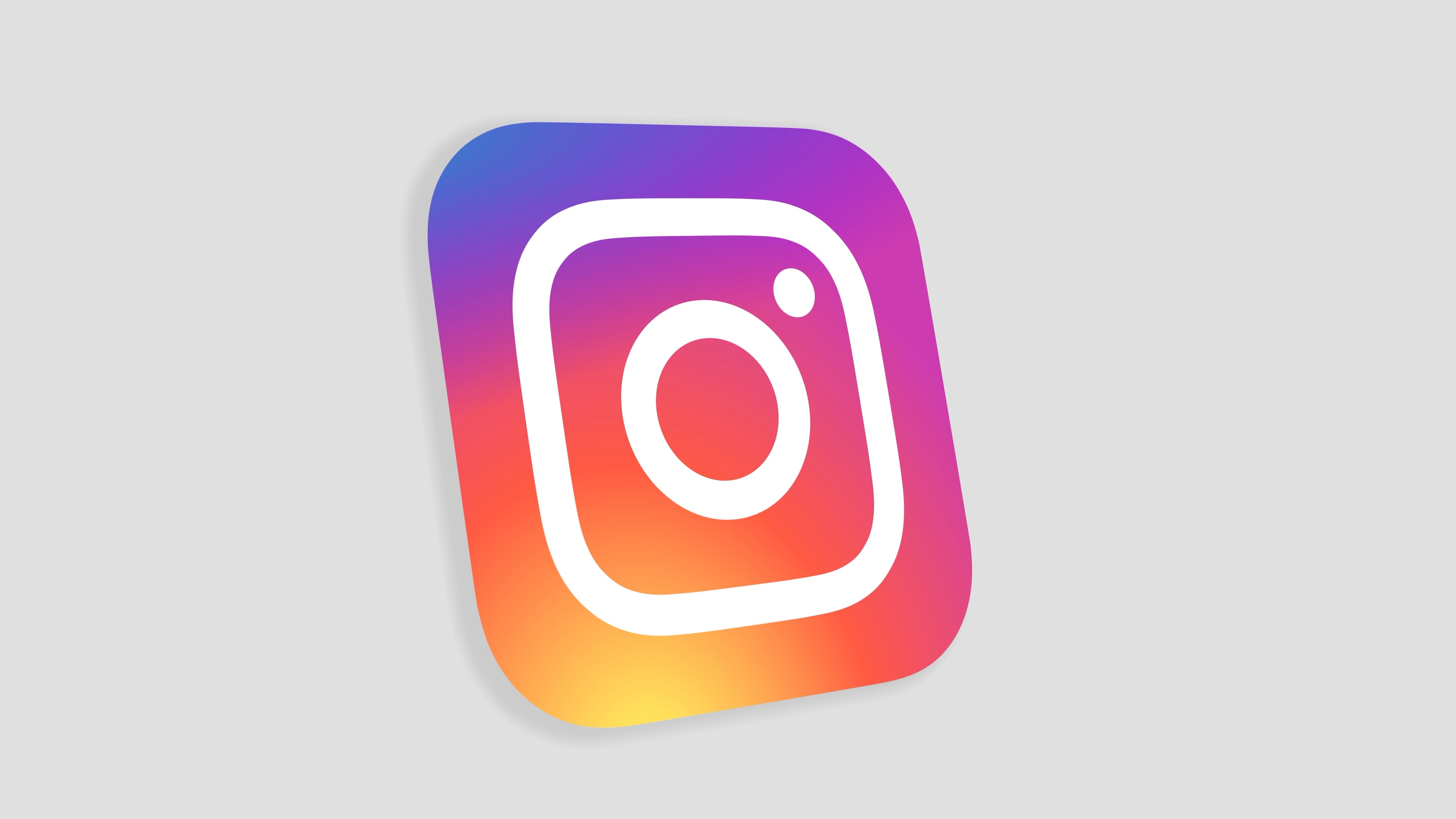 3840x2160 Stock Video Animation Of Instagram Social Media Logo App Icon
