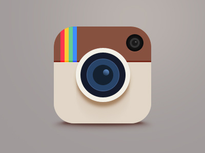 400x300 Instagram Flat Icon