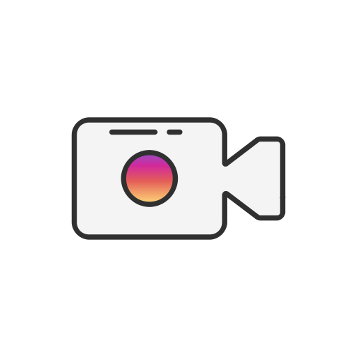 512x512 Instagram, Post, Record, Video Icon