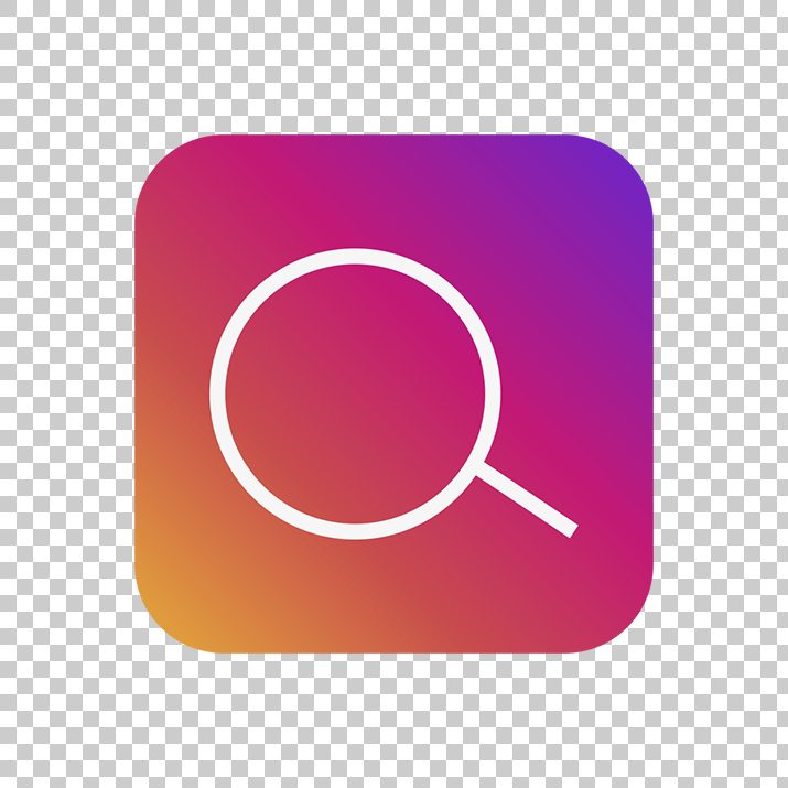 715x715 Instagram Search Icon Png Image Free Download