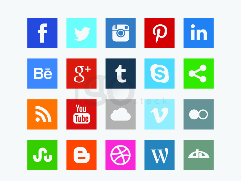 801x601 Social Icon Color Facebook Twitter Instagram Skype Color