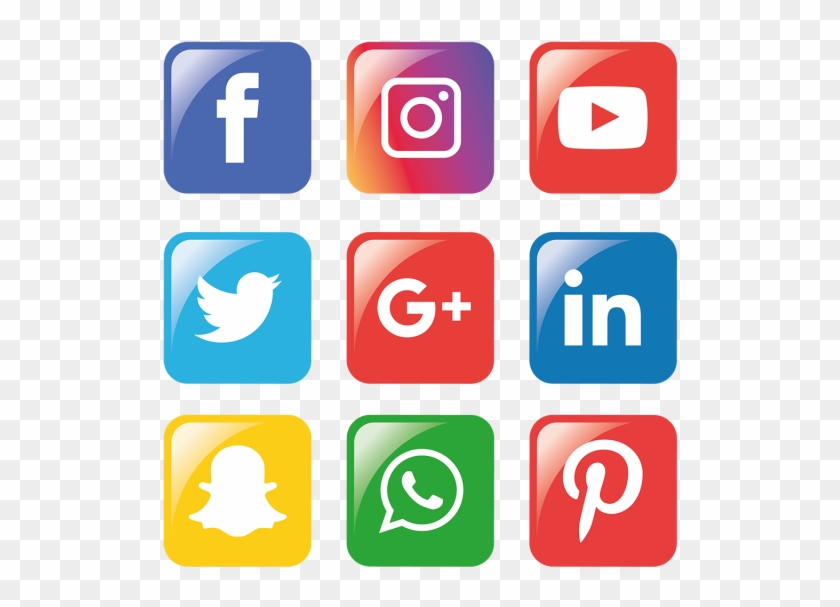 840x607 Social Media Icons Set