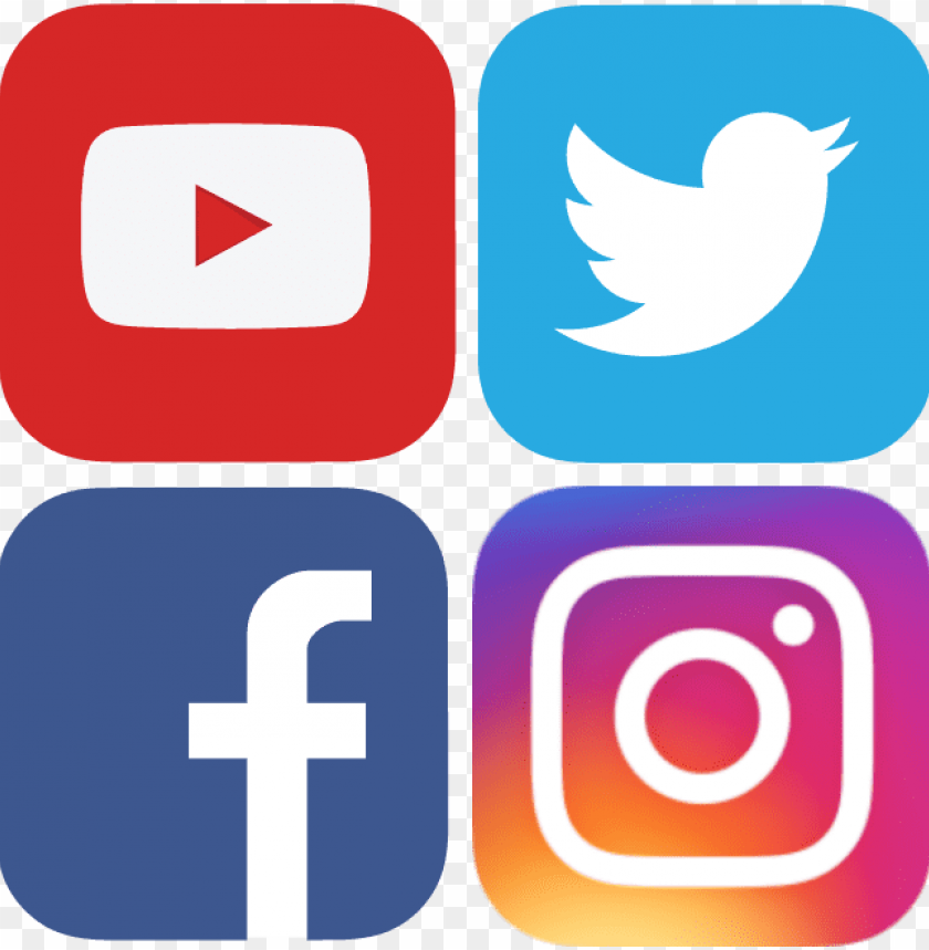 840x859 Facebook Twitter Instagram Icons Png