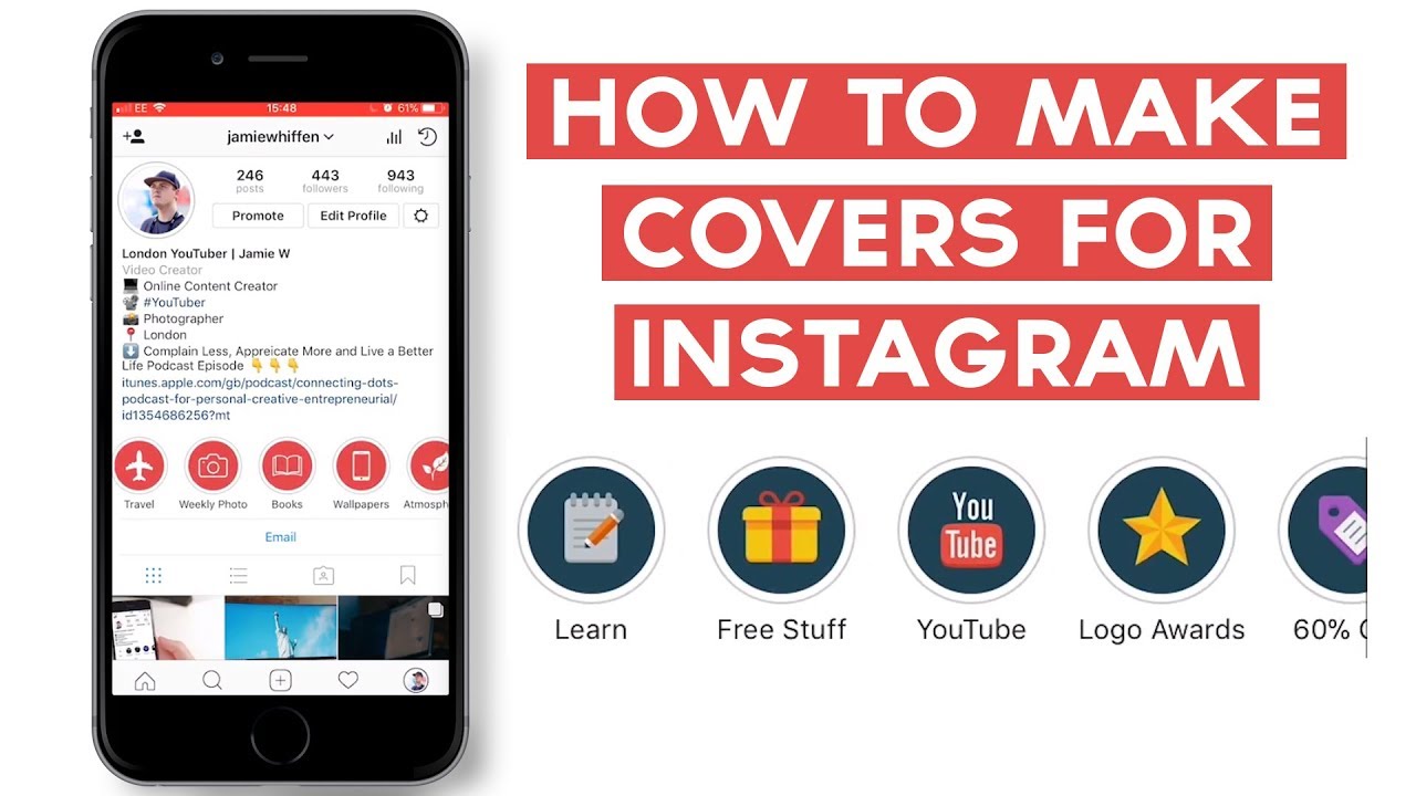 1280x720 How To Make An Instagram Story Highlight Cover Icon Easy