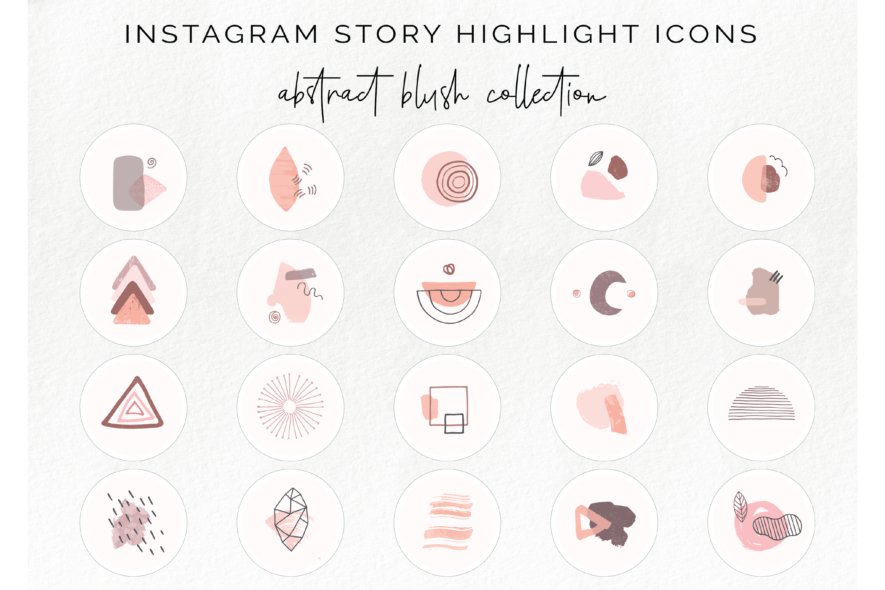 3000x2000 Instagram Story Highlight Icons