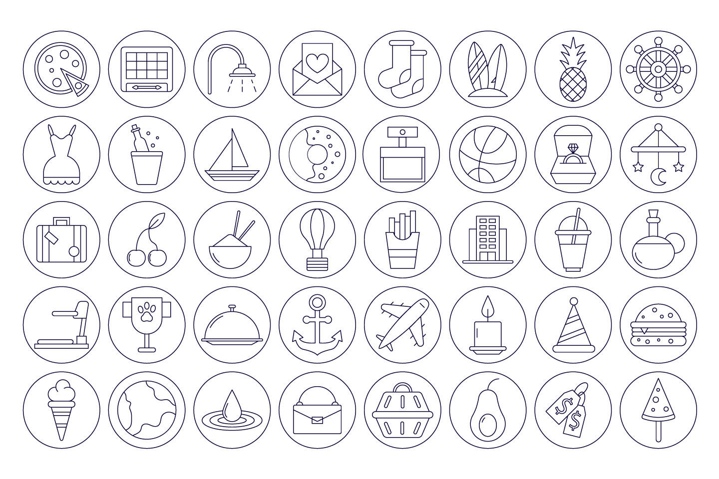 1440x960 Free Instagram Story Highlight Icons