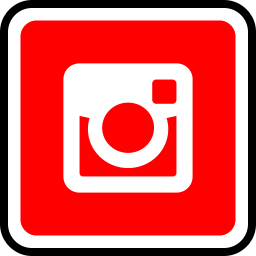 256x256 Instagram Logo Icon Of Colored Outline Style