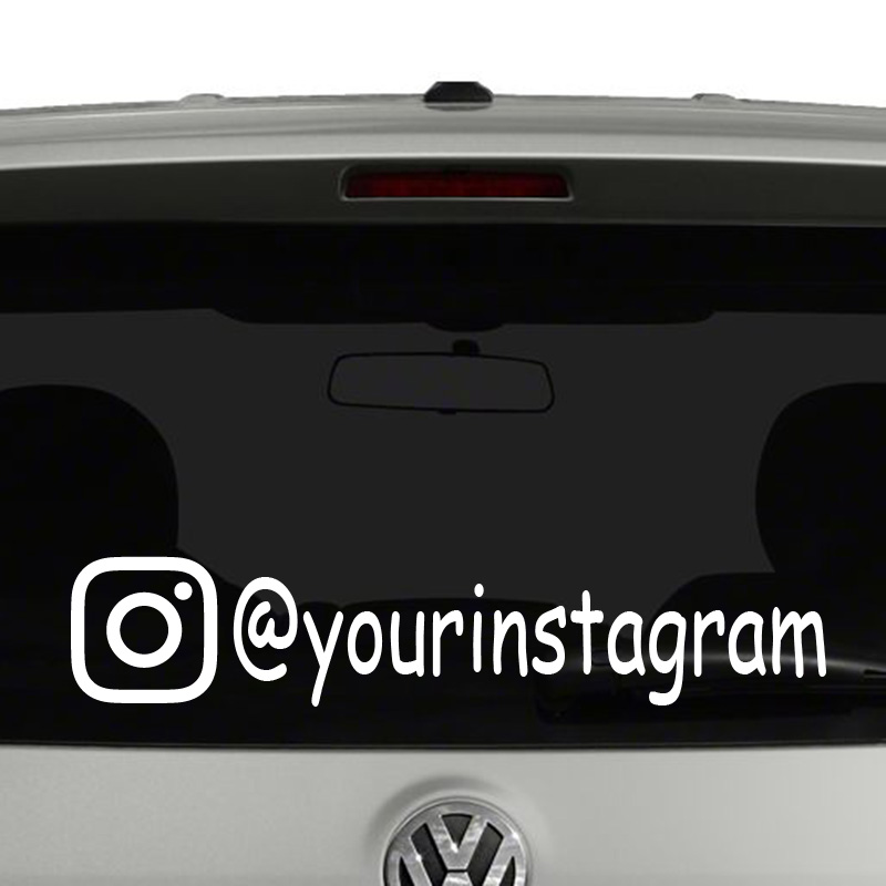 800x800 Instagram Icon Account Tag Vinyl Decal Sticker