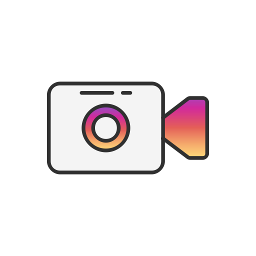 512x512 Instagram, Post, Record, Video Icon