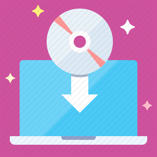 512x512 App, Computer, Disc, Install, Laptop, Product, Setup Icon