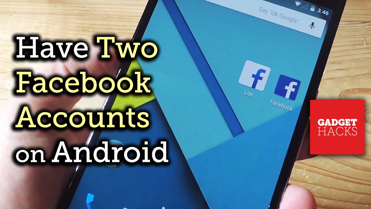 1278x720 How To Set Up Two Different Facebook Accounts On One Android