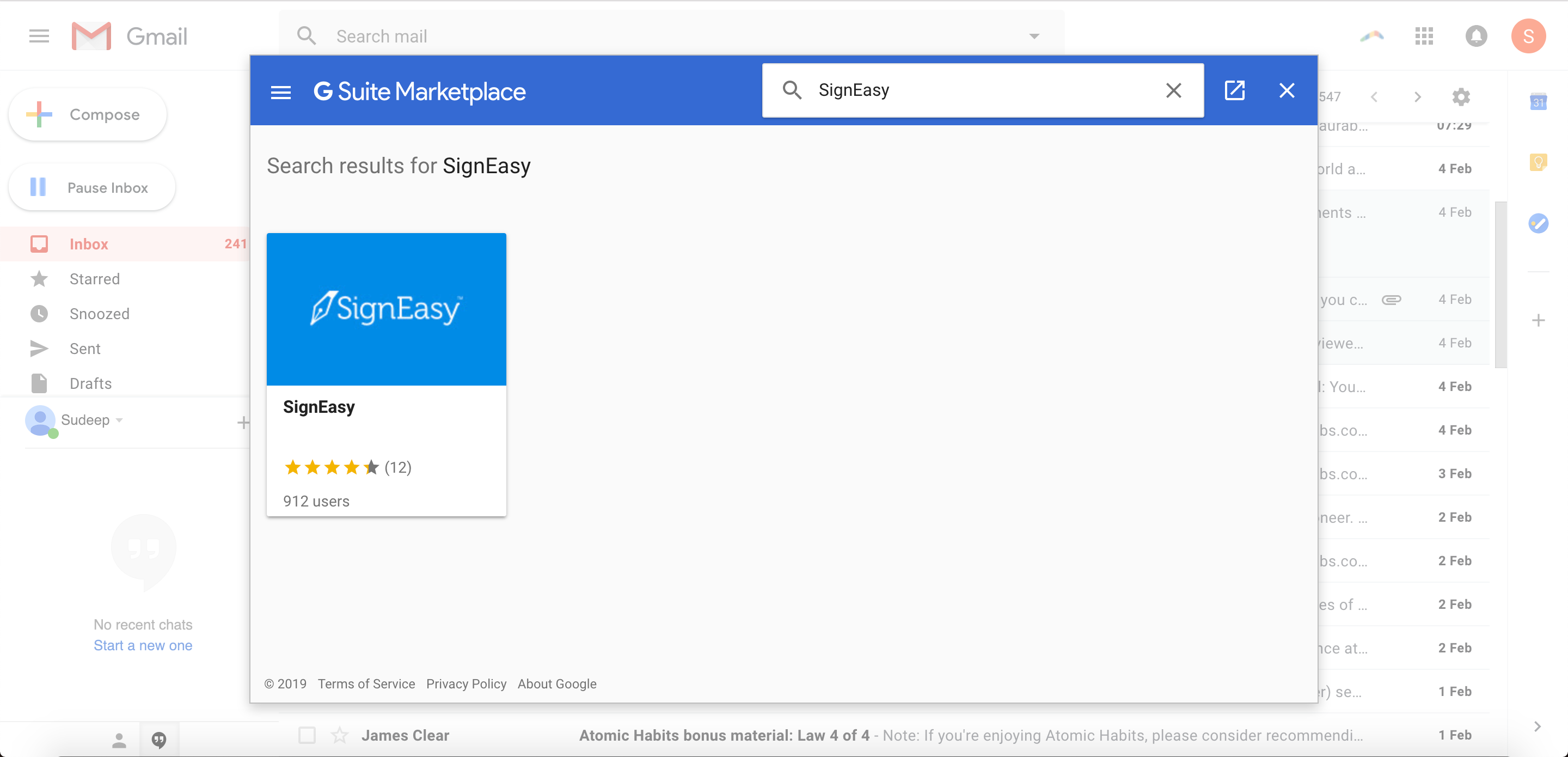 2880x1390 Installing The Signeasy Gmail Add On Signeasy