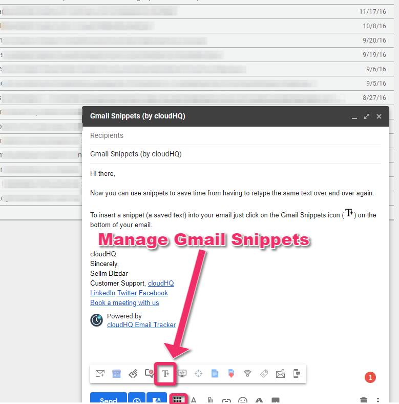779x788 Getting Started With Gmail Snippets Cloudhq Support