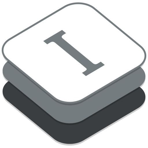 512x512 Instapaper Icon Style Social Iconset Designbolts