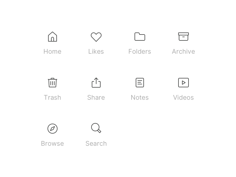 800x600 Instapaper Ui Icons Concept