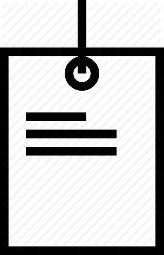 329x512 Instruction, Label, Paper, Tag Icon