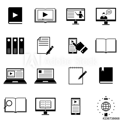 500x500 Instruction Icon Logo Vector Symbol User Manual Icon