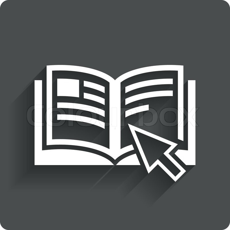 800x800 Instruction Sign Icon Manual Book Stock Vector Colourbox