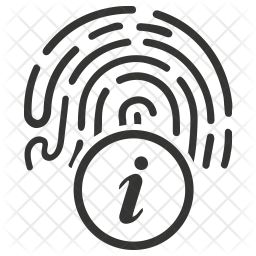 256x256 Biometric Instruction Icon Of Glyph Style