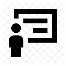 256x256 Instructor Icon Of Glyph Style