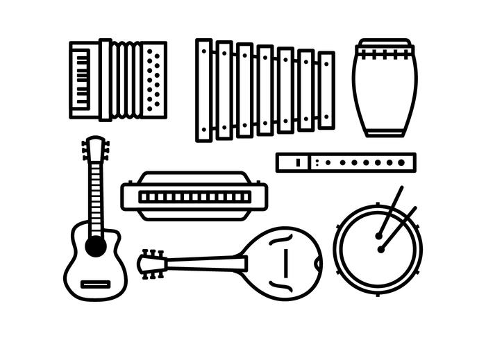 700x490 Instrument Icon Set