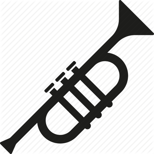 512x512 Brass, Instrument, Jazz, Music, Trumpet, Wind Instrument Icon