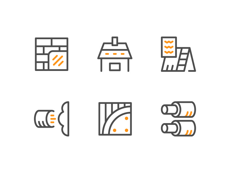 800x600 Insulation Icons