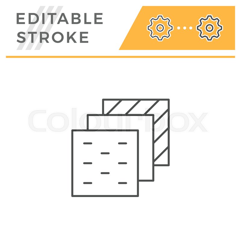 800x800 Insulation Layers Line Icon Isolated Stock Vector Colourbox