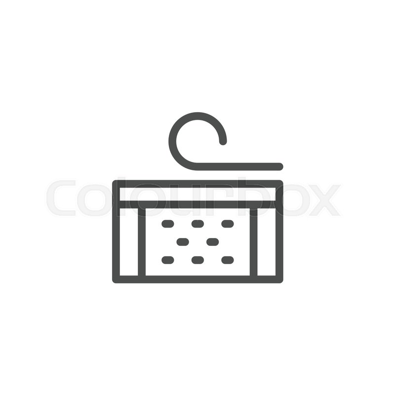 800x800 Insulation Line Icon Isolated On Stock Vector Colourbox