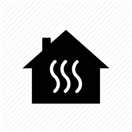 512x512 Central Heating, Energy, Heat, House, Insulation, Steam, Vapor Icon