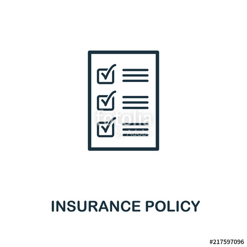 500x500 Insurance Policy Icon Line Style Icon Design From Insurance Icon